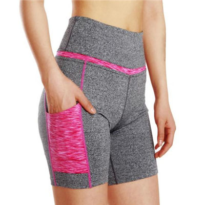 high waist yoga shorts