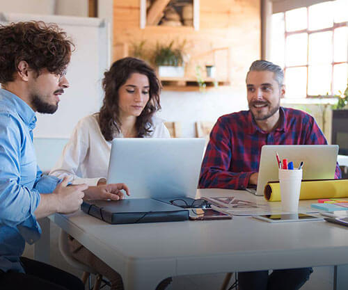 Team di merci professionale